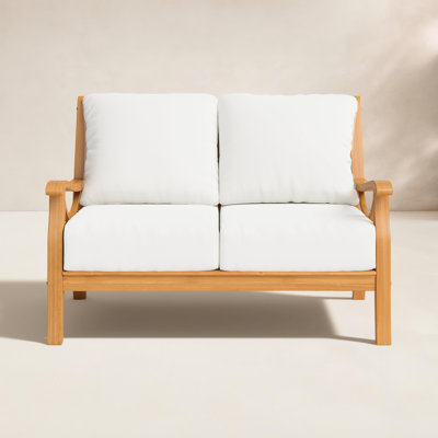 Brunswick 52" Teak Patio Loveseat