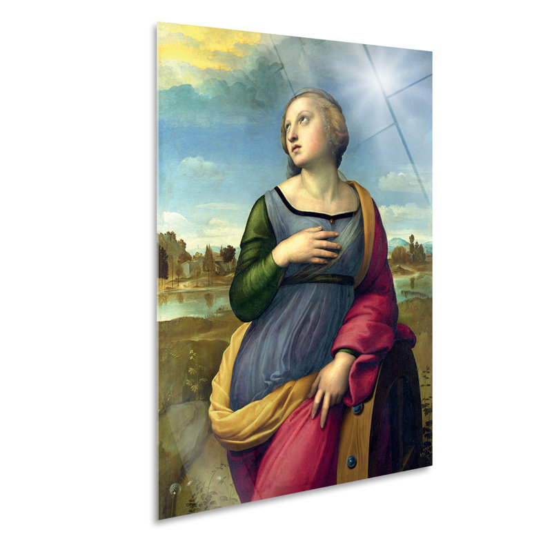 Raphael Sanzio - No Frame Painting, 100cm H x 70cm W, Plastic/Acrylic