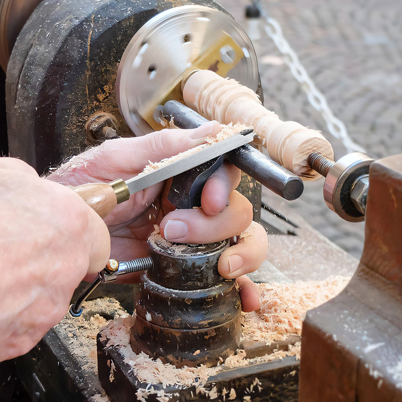 VEVOR Wood Lathe Chisel Set, 3 PCS Woodworking Turning Tools | Wayfair