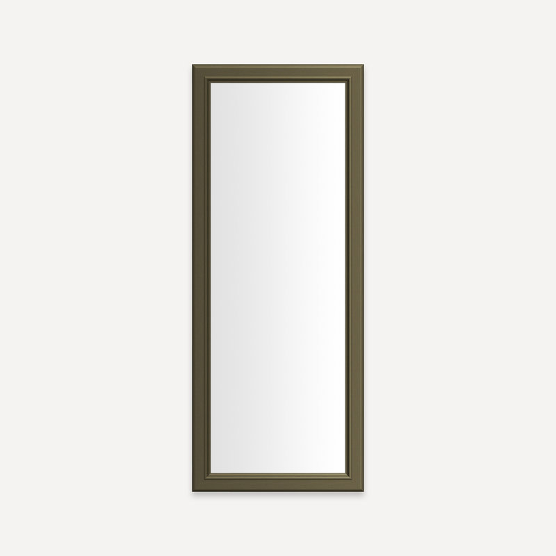 Main Line Vanity Mirror, Vintage Brass, 29.88" H x 15.13" W