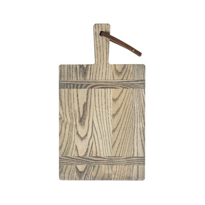 J.K. Adams Ash Artisan Plank, Wooden Serving Board with Handle, 15.5" x 8.5"