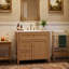 Meuble-lavabo en bois naturel 30 po Modern