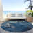 Machine Washable Indoor/Outdoor Xhevrie Navy Rug-1435283645
