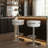 Upshaw Swivel Upholstered Adjustable Height Counter Stool with Metal Frame-1737609668