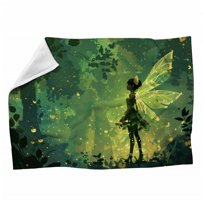 Machine Printed Throw Blanket, 50" x 60"