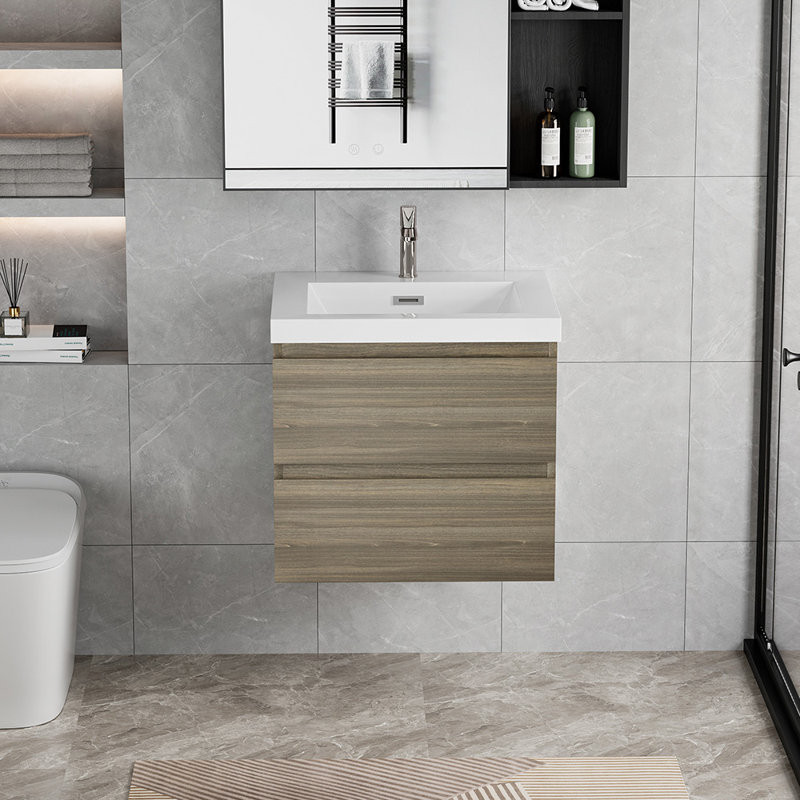 30" Floating Bathroom Vanity With Sink