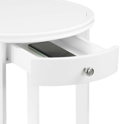 Table de bout avec rangement Carbin