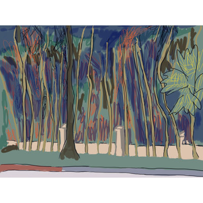 Naked Branches Print by Deborah Blum