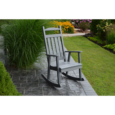 Chaise berçante de porche classique Aaliayh