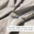 Southshore Fine Linens Southshore Basics Duvet Cover Set in Taupe, 90 GSM Double-Brushed Microfiber Bedding with Hidden Zipper Closure and Corner Ties, 2 King Pillow Shams, King/California King-133123984-1467572