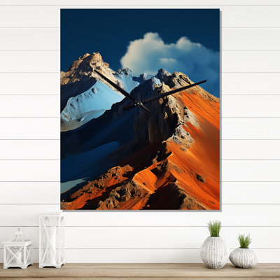 Horloge murale Beyonka - Volcano surdimensionnée