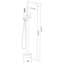Robinet de baignoire autoportant avec douche à main, 3 poignées, rosé, métal, 6,33 po, 41,8 H, 11,33 lb - Largeur, profondeur, hauteur,