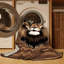  Tapis lavable lion du Congo-1098264226