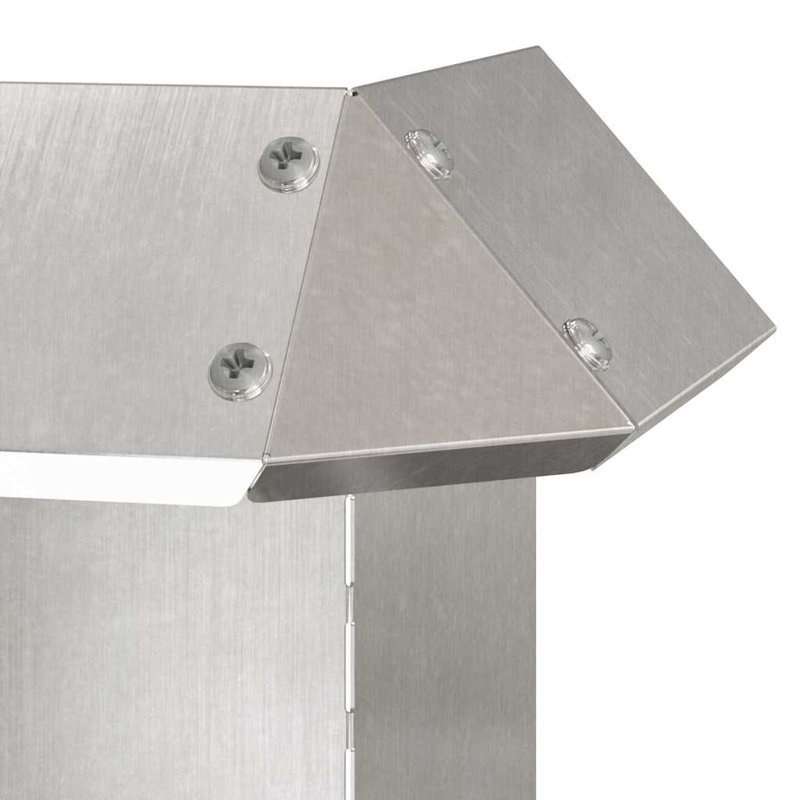 25 cm H x 13.5 cm W Stainless Steel