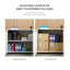 Simple en bois massif et classeurs mobiles