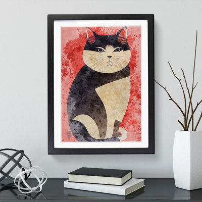 Fat Cat - Single Picture Frame Print