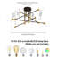 Lustre sphérique Spoutnik à 8 lumières Amarya