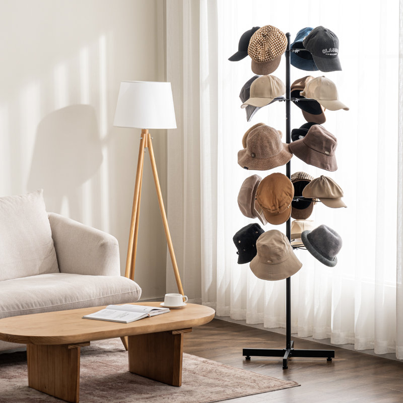 Freestanding 20 Hooks Hat Display Tree Rack