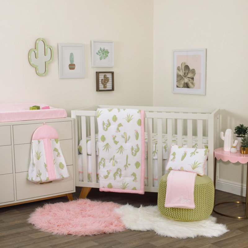 Ensemble de literie pour lit de bébé 8 pièces cactus Amaro