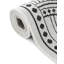 Tapis blanc et noir Aucun-1163620590