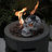Demon Skull,Suitable For  Outdoor Fireplace And Fire Pit, Halloween Decoration
