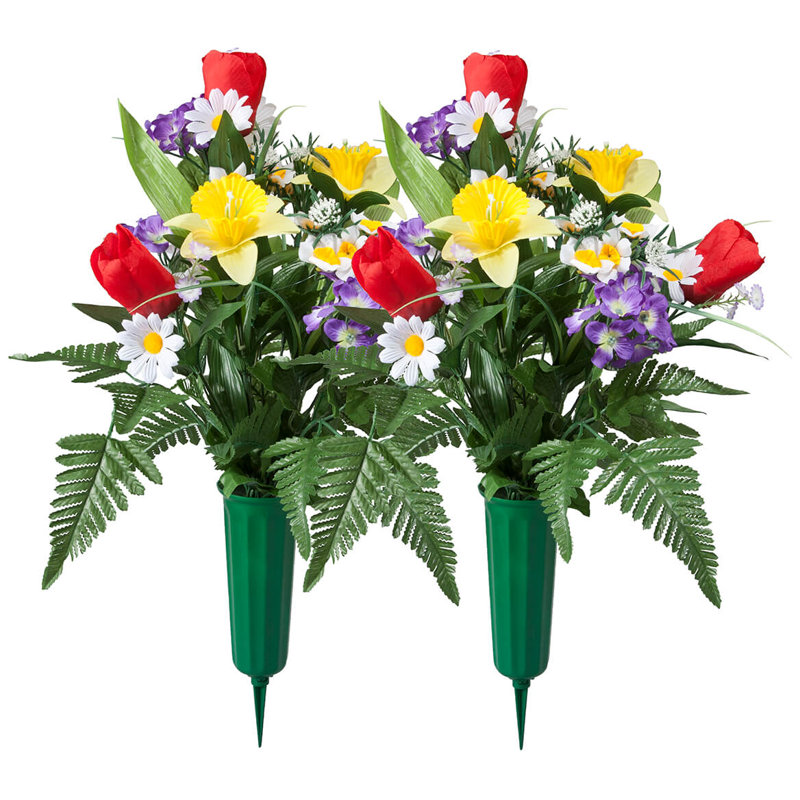 Ensemble de 2 bouquets commémoratifs du printemps OakRidge