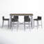 Ensemble de table de bar et tabouret de bar 72 pièces x 30 po Travira