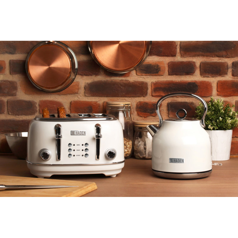 Heritage Slice Toaster, White