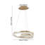 1 - Light Natural Dome Pendant