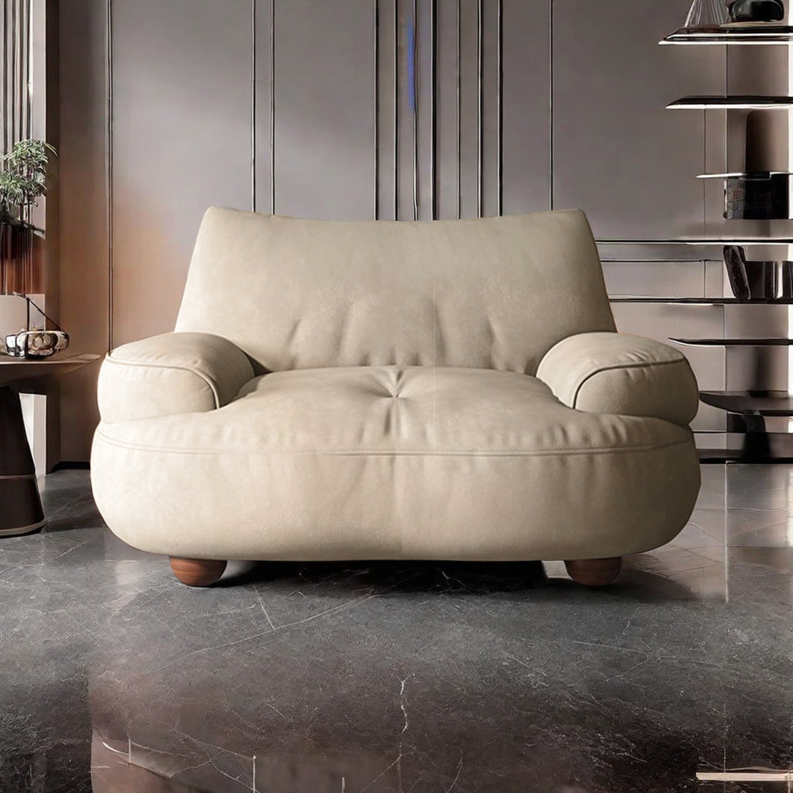 Comfort Zone Furniture.e Italian Curved Nordic Minimalist Sofa 47.24