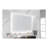 LED Bathroom Mirror with Front and Backlight, Wall Mounted Vanity Mirror with Aluminum Frame, Anti-Fog, Memory, 3 Colors, Stepless Dimmable-125119607-112697244