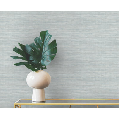 Robblee Faux Grasscloth Wallpaper