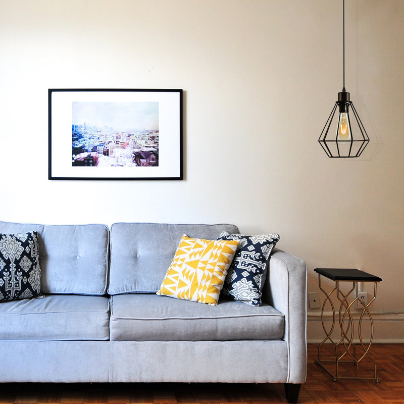 Yair 1 - Light Black Geometric Pendant