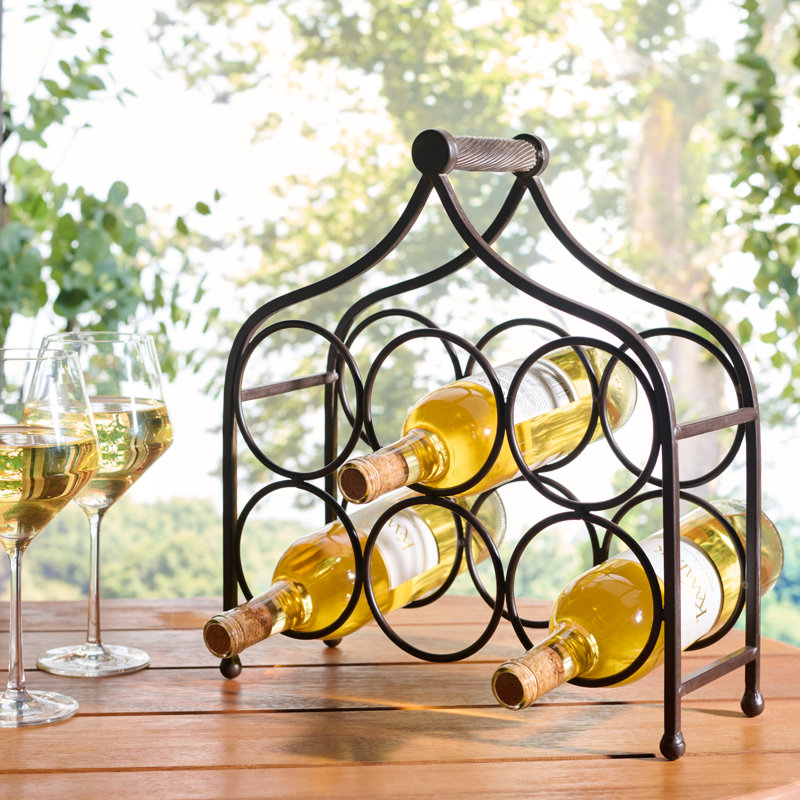 6 porte-bouteilles de vin, Bronze