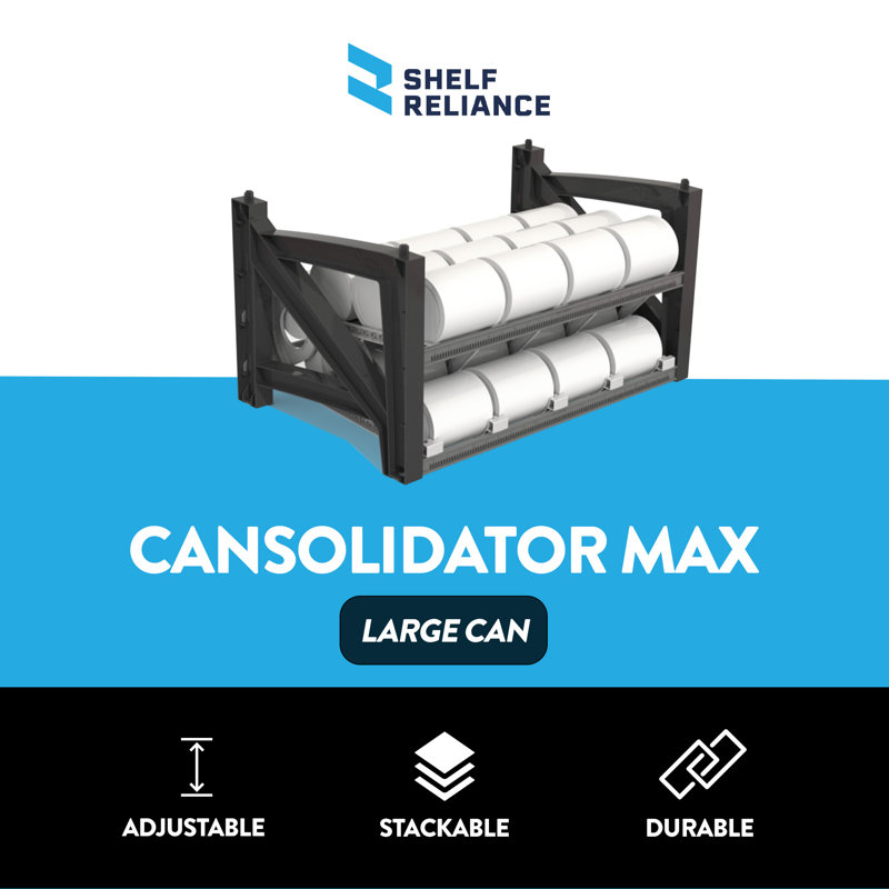 Hokku Designs Cansolidator Max 60 Soup & Large Canned Food Storage