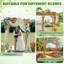 160cm W x 60cm D Solid Wood Arbour in Brown