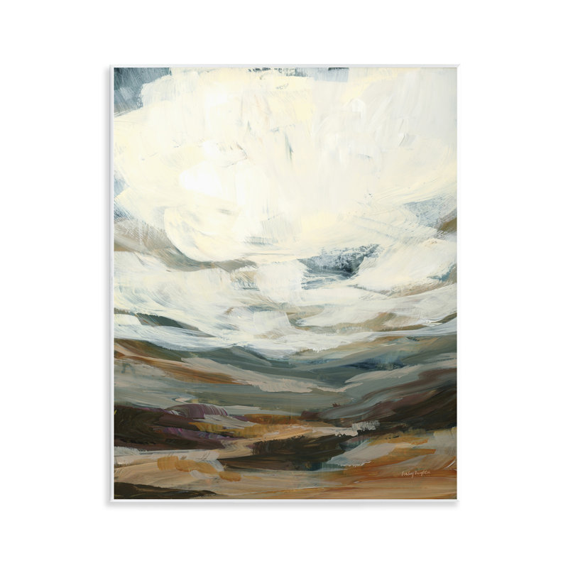Art abstrait abstrait nuage lourd par Haley Knighten