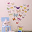 Floral Butterflies Wall Sticker