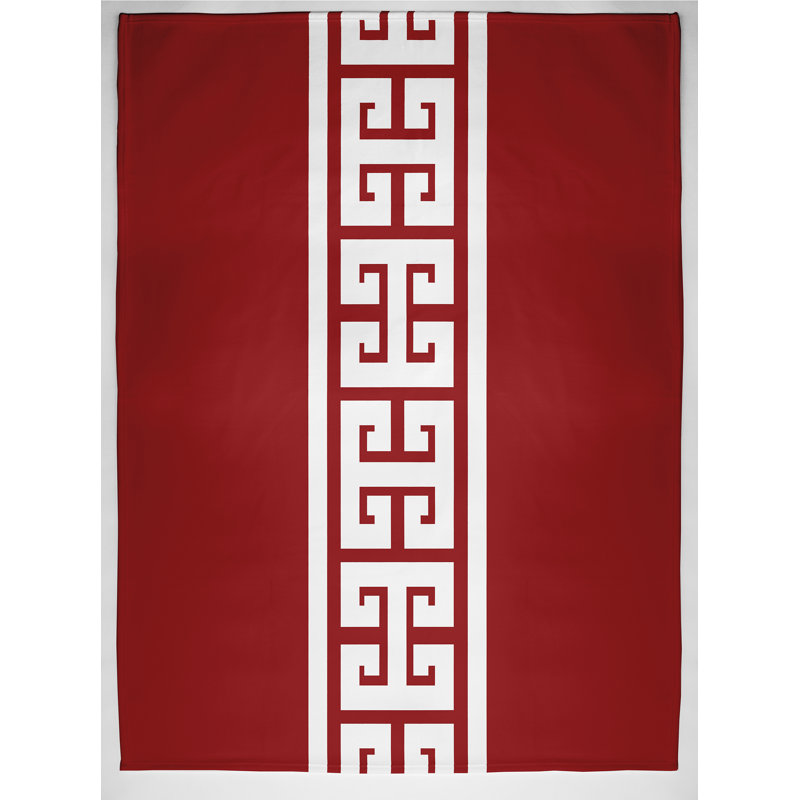 Joseph Plain Weave / Muslin Throw Blanket, Red