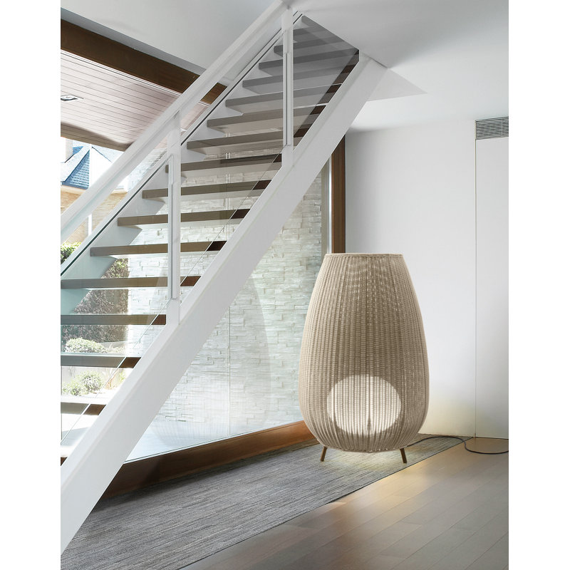 Lampe sur pied Amphora Novelty, Beige clair, 48.43", Oui