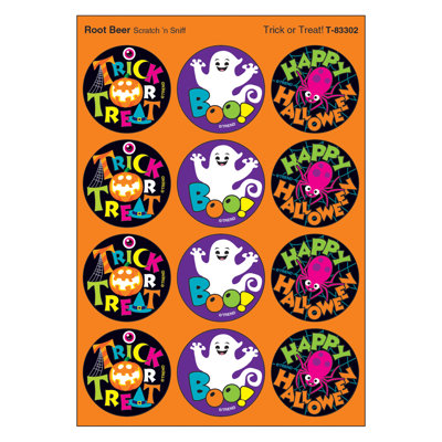 Trick Or Treat!/Root Beer Stinky Stickers