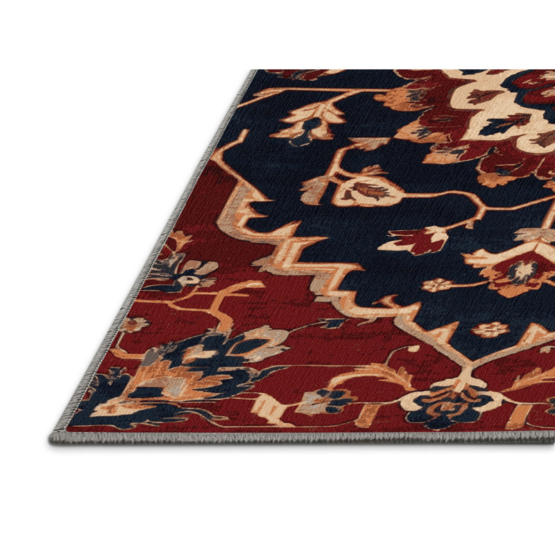 Tapis mauve lavable à la machine, Carré 6 pi