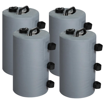 4 Pack Canopy Gazebo Water Weight Bags | 10L Portable Leg Weights | Windproof Stability For Outdoor Pop-Up Tents, Canopies, Gazebo, Shelter