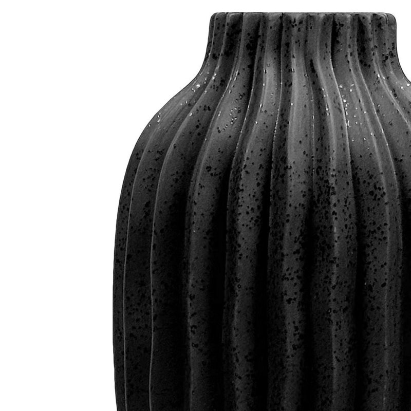 Dedman Ceramic / Porcelain Table Vase, Black