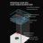 Vertical Water-Circulation Bottom-Filter Aquarium