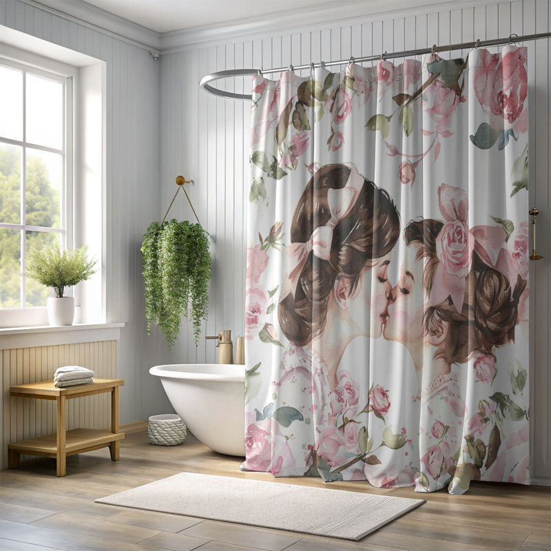 Rideau de douche Mommy Warmth - Premium 18, H 74 po x l 71 po