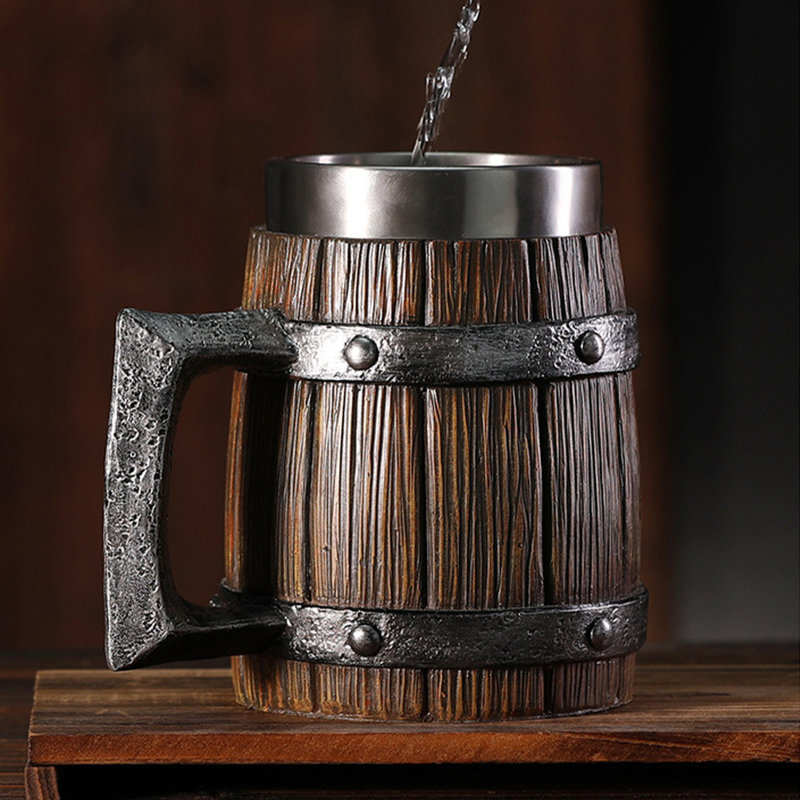 Grande tasse en acier inoxydable en acier inoxydable