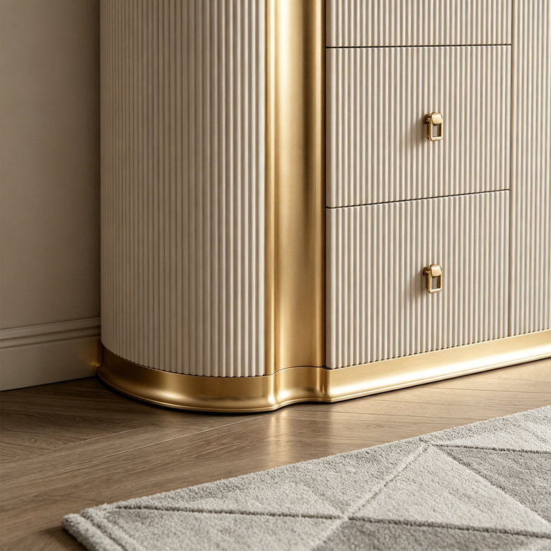 Buffet en pierre frittée, Beige