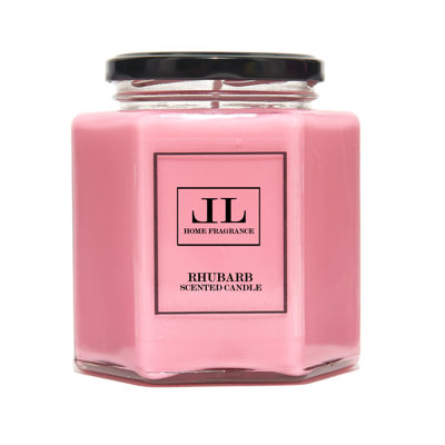 Rhubarb Scented Jar Candle