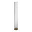 3" E26 Cylindrical Pendant Light, 18" Crackled Glass And Satin Brushed Black Finish-1886047258-1886047259